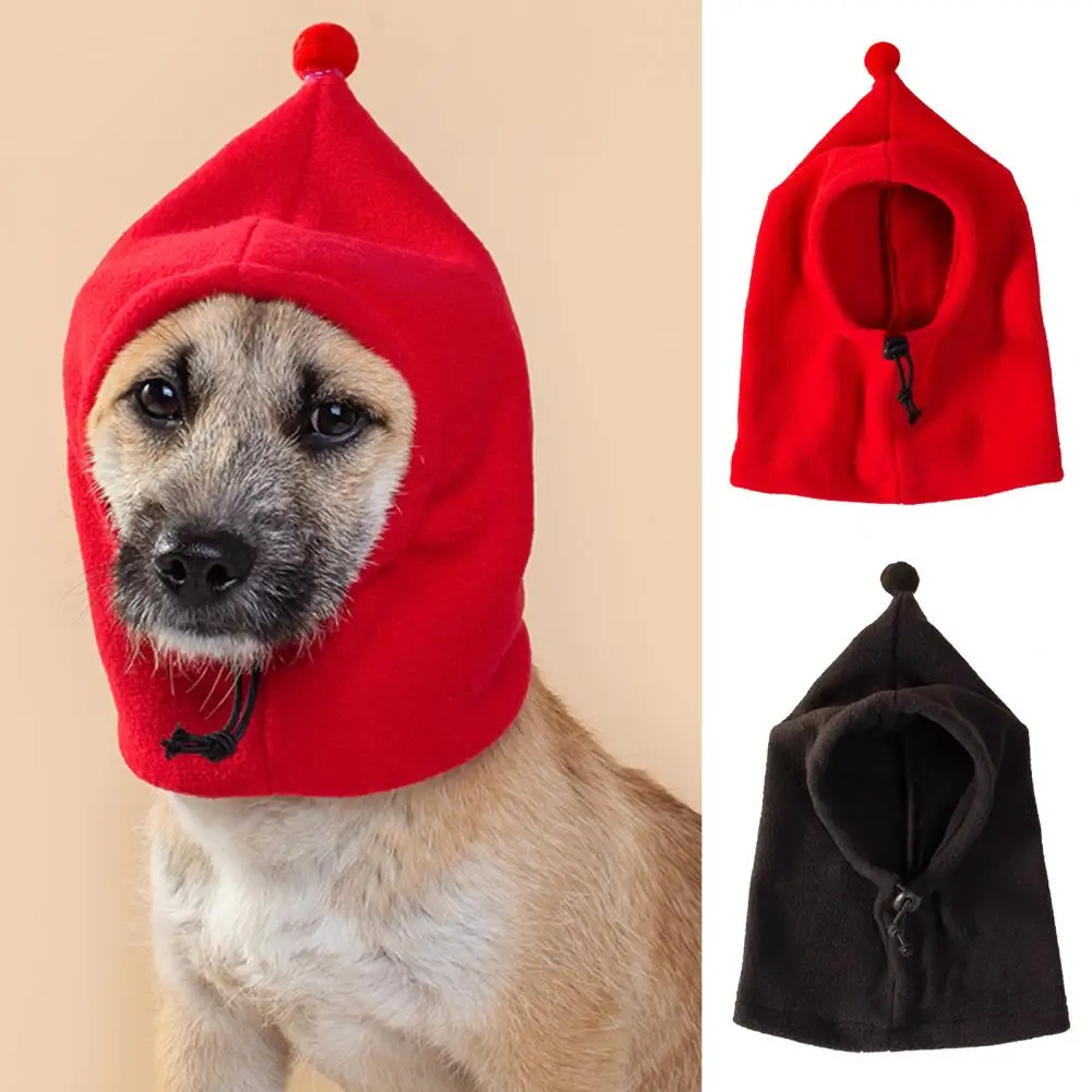 

Comfortable Pet Hat Stylish Winter Pet Hat Adjustable Drawstring Design for Windproof Comfort Warmth for Dogs Winter Dog Hat