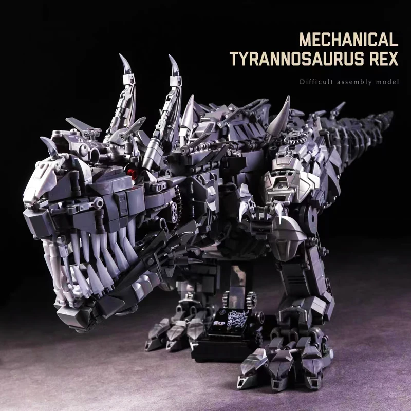 Tecnico Jurassic Park Dinosaur Tyrannosaurus Rex Building Blocks Idea Di Modello Meccanico Dragon Bricks Giocattoli Fai Da Te Per I Ragazzi Regalo