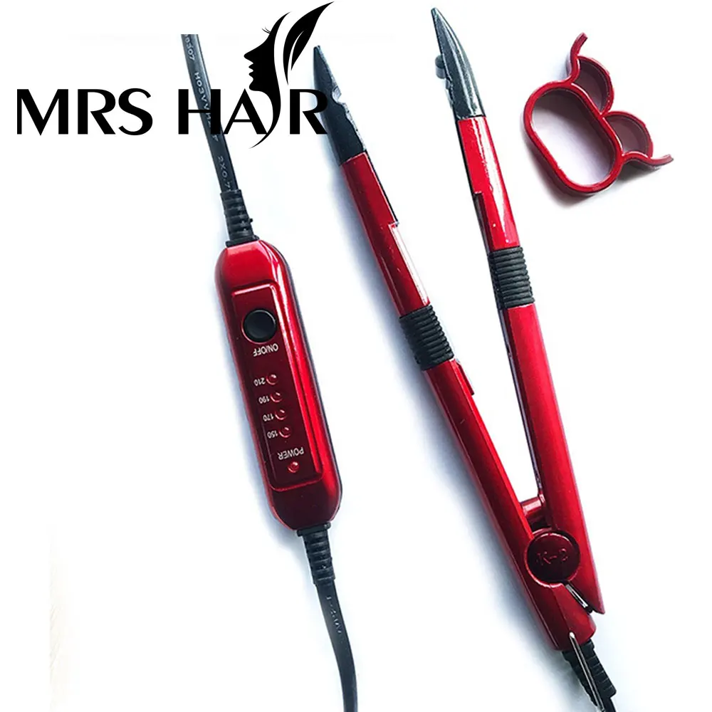 Iron Fusion Hair Connector Control, Heat Hair, Loof Queratina para extensões de cabelo, Hair Fusion, Hair Extensions Tools