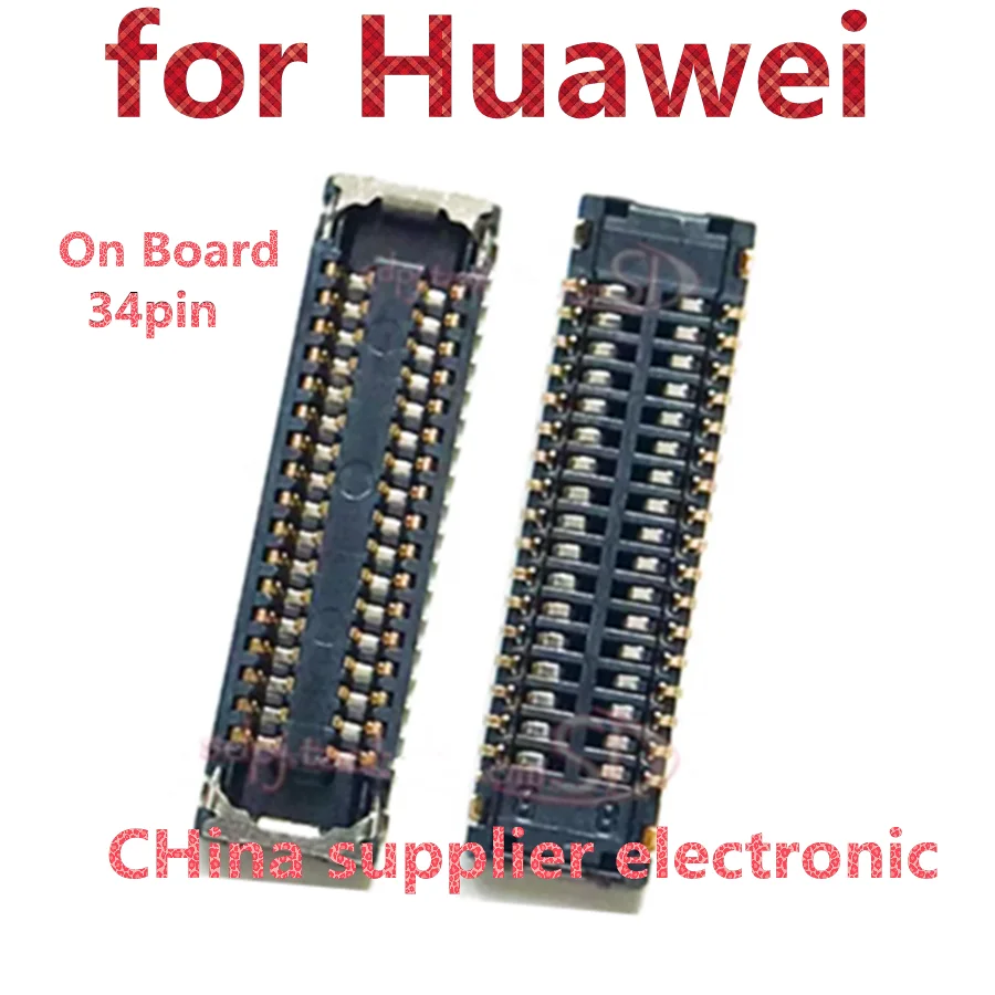 10-100Pcs Display Lcd Connettore Fpc Su Scheda Madre/Cavo Per Huawei 9S Y7 2019 Y7 Prime 2019 Y6 2019 P Smart + 2019 P Smart 2019