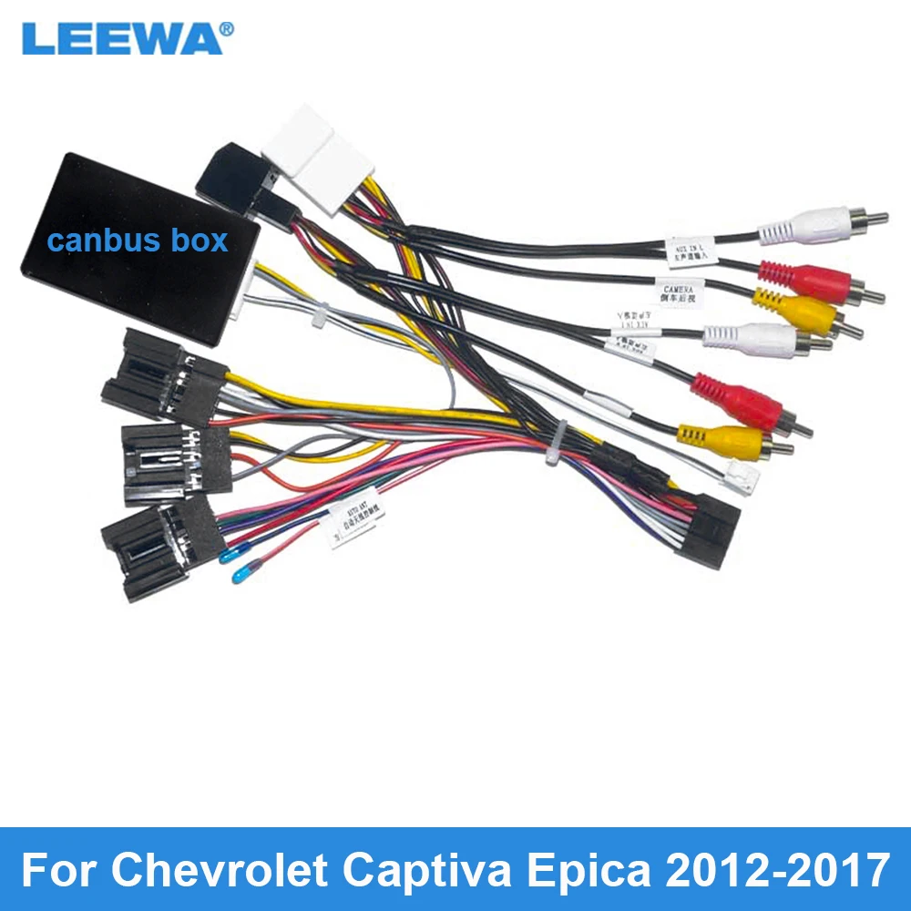 

LEEWA автомобильный стерео аудио 16PIN Android кабель питания адаптер для Chevrolet Captiva Epica CD/DVD плеер Жгут Проводов