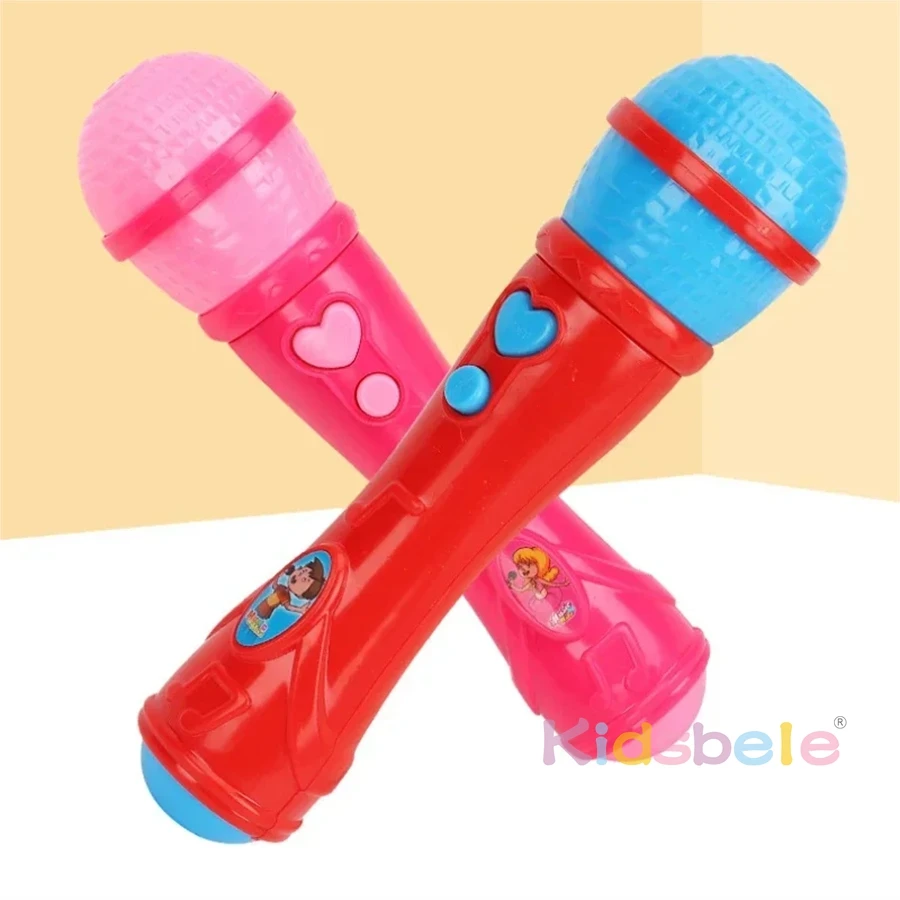 Portable Handheld Wireless Mini Toddlers Toy Education Karaoke Microphone Party Song Singing Music Gift for Birthday Halloween 2