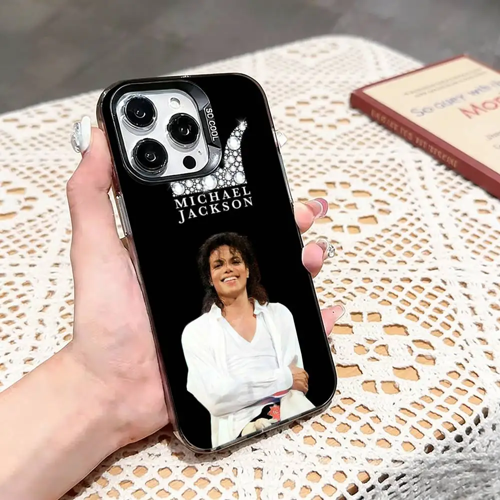 Stylish Michael Jackson Metallic Silver Phone Case