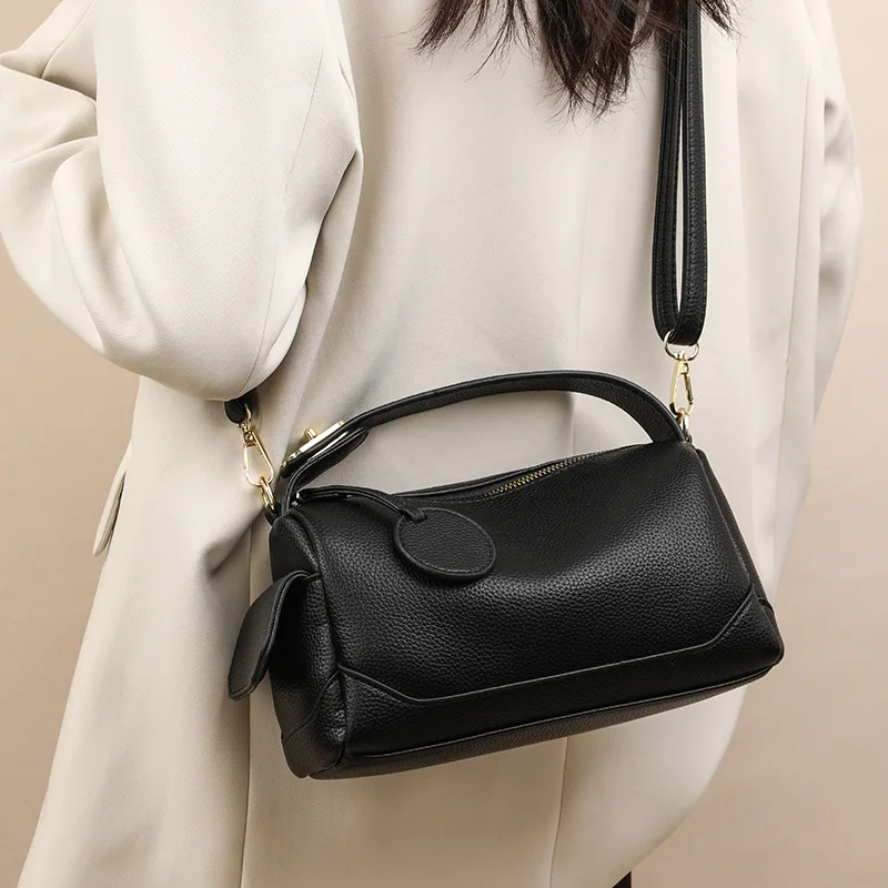 Women's Bags Fashion PU Leather Top Carrying Bag Handbags Multi Pocket Design Multifunctional Crossbody Tote Bag Shoulder Bag - 5