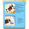 Basketball Hoop For Toddler Induction Automatic Scoring Compact Space-Saving Basketball Net Creative Sports Toy Equipped With 5