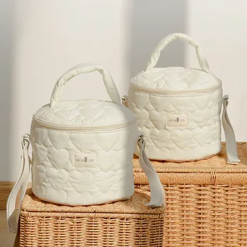 MILANCEL Nuova borsa per mummia Borsa a tracolla per amore carino Borsa per pannolini per neonati Borsa di stoccaggio multifunzionale
