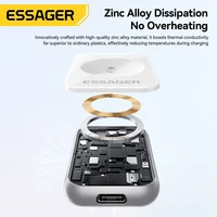 Essager Wireless Charger for IWatch 9 8 SE 7 Protable Charger Charging Dock Station For Apple Watch Type C Lighting Watch Charge - Image 5