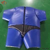 Free air shipping 1.2m Kids Foam PVC Fat Funny Sumo Suit With Helmet And Gloves 2