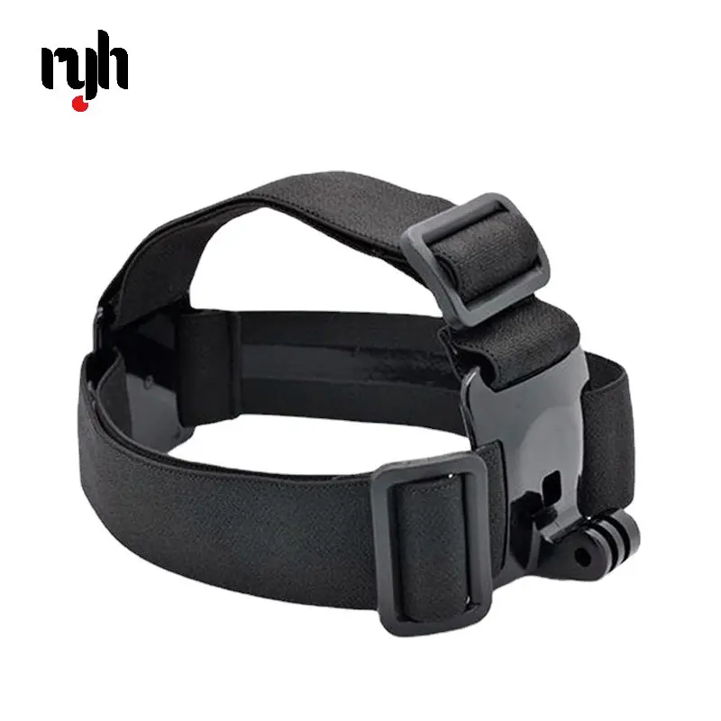 

Elastic Adjustable Head Strap Mount for Go Pro Hero 10 9 6 5 4 XIAOMI YI SJ OSMO 360 Cameras Accessories with Anti-slide Glue