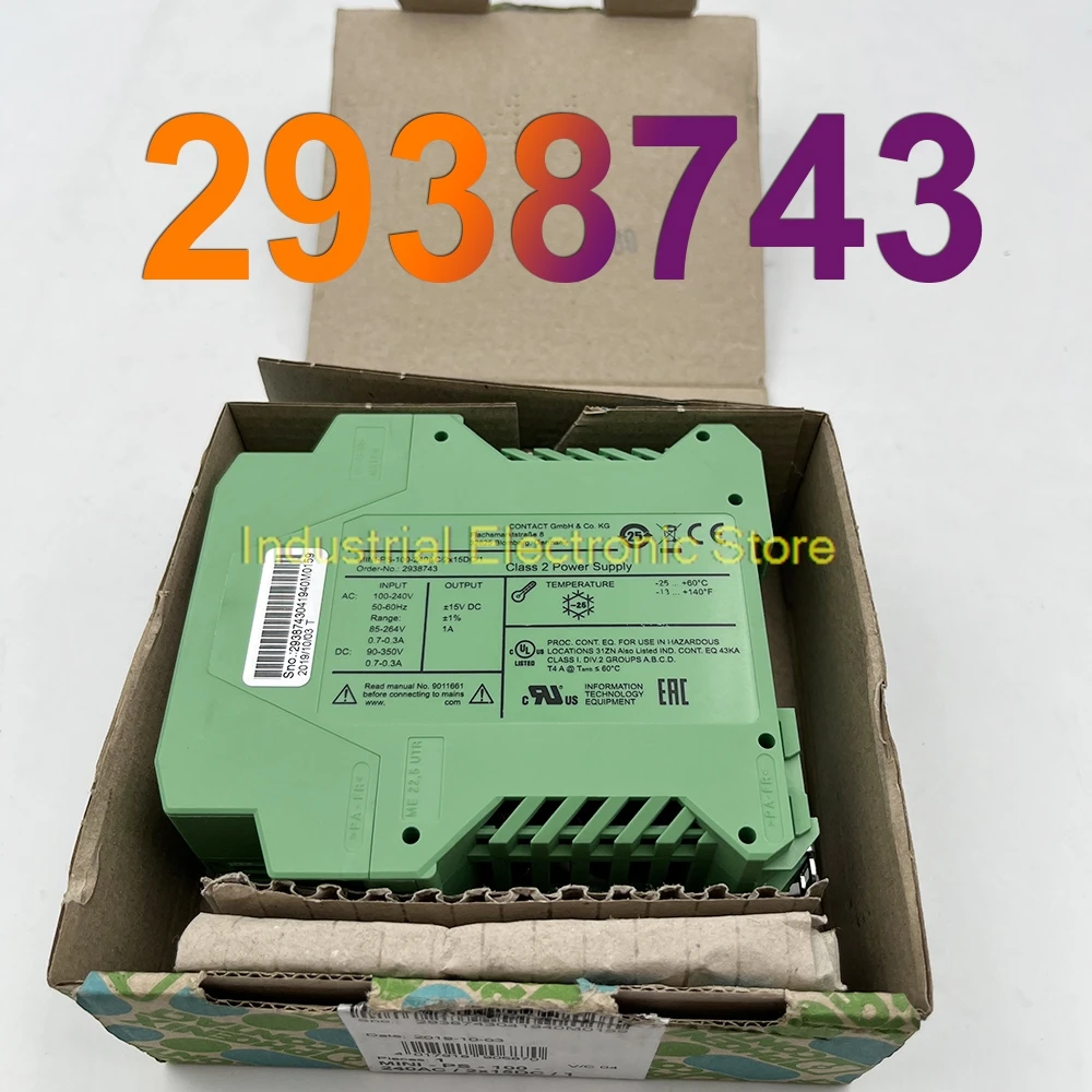 

MINI-PS-100-240AC/2X15DC/1 для источника питания Phoenix 2938743