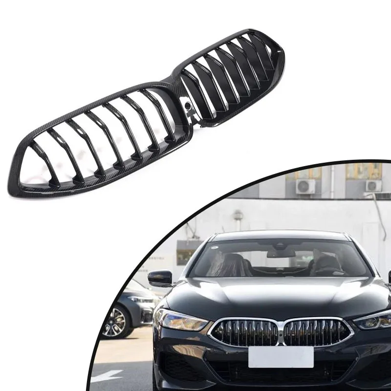 

Передняя решетка радиатора для BMW 8 серии G14 G15 G16 из углеродного волокна, автомобильные аксессуары для 2019-2022