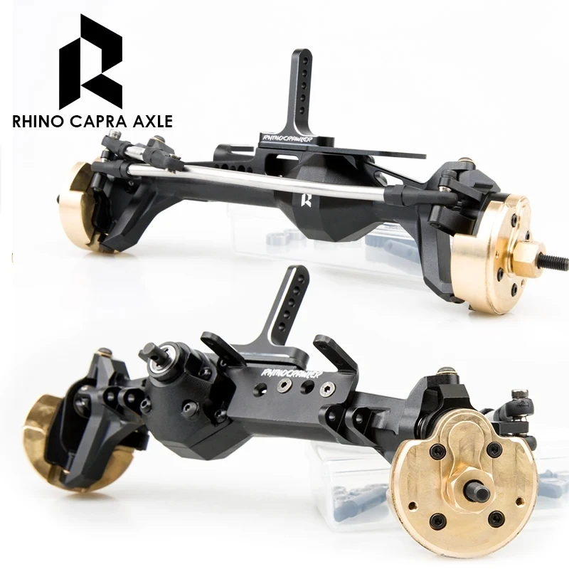 

Rhino Capra Offset Portal Axles for 1/10 RC Crawler Axial Capra 1.9 UTB LCG Chassis Full CNC Aluminum