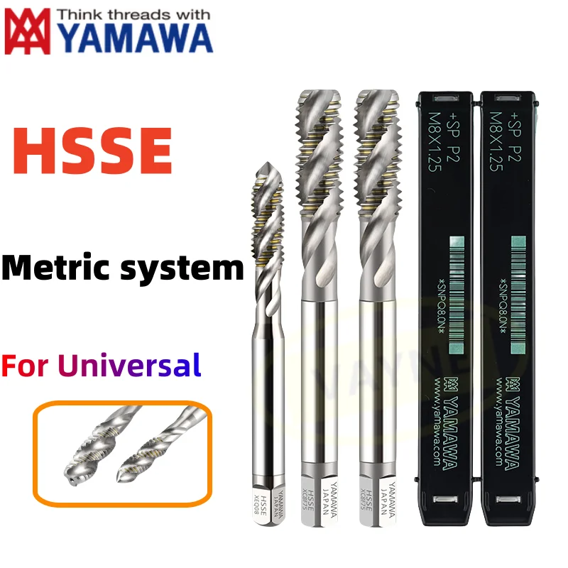 YAMAWA HSSE Universal Metric Spiral Fluted Tap M1.4 M1.5 M1.6 M1.7 