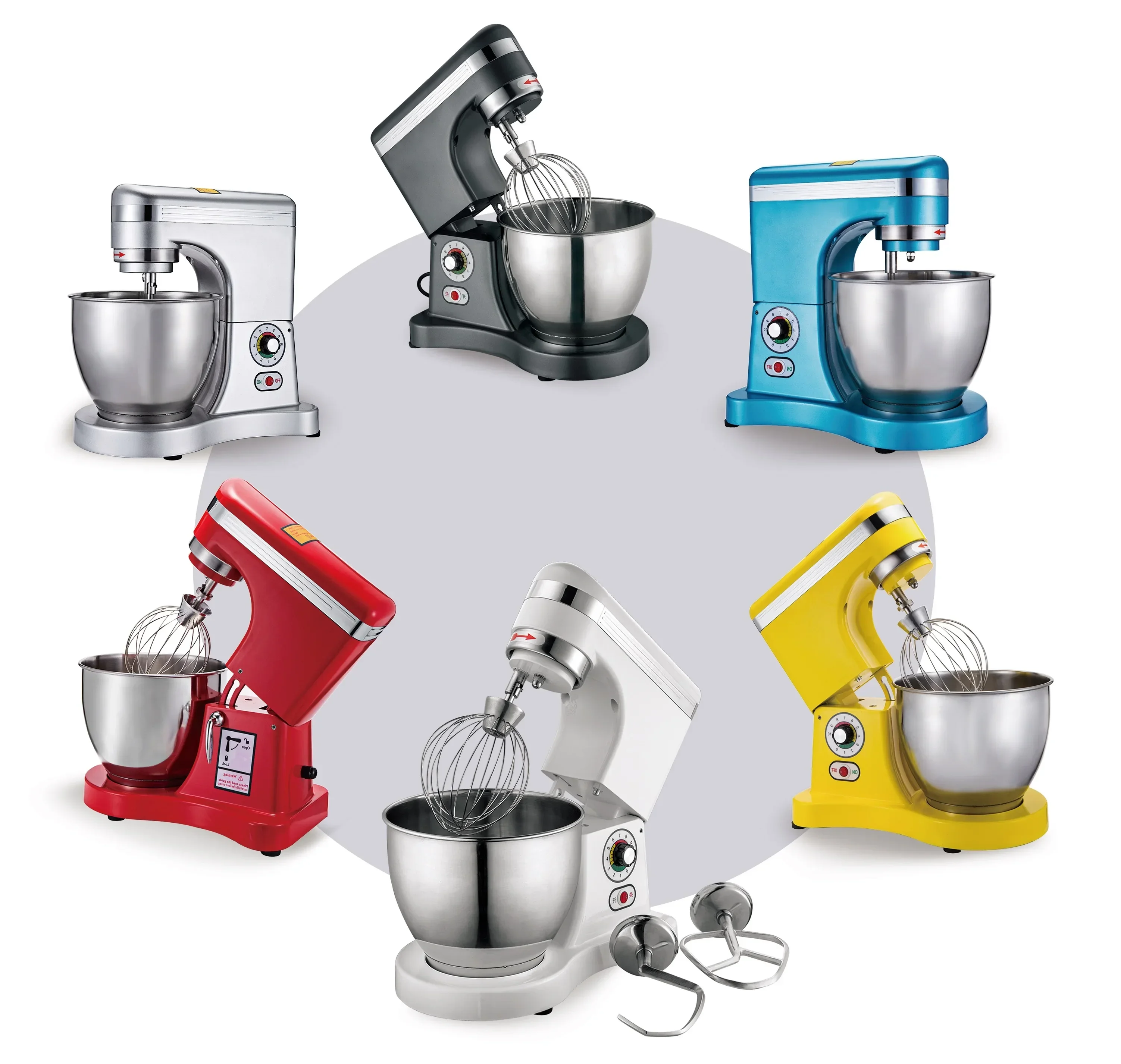 Home Use Kitchen Batedeira Para Bolo Automatic Pizza Cake Spiral Dough Mixer Bread Small Kneading Machine