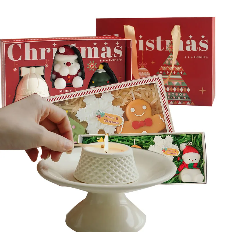 Handmade Aromatherapy Candle Set for Christmas Gift
