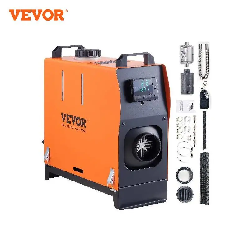 Vevor 8Kw Riscaldatore Per Auto Riscaldatore Ad Aria Diesel 12V Riscaldatore Diesel Con Interruttore Lcd Silenziatore Per Auto Camion Barca Rv Parcheg