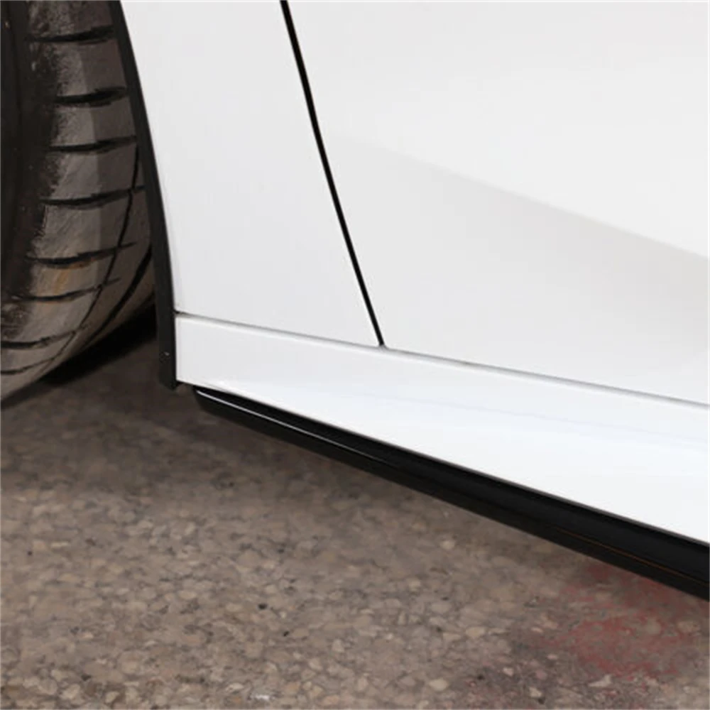 5VM Style Side Skirts Extension Lip For Corvette C8 2020-2024 Accessories Car-style Car Exterior Parts Auto Modification Tools