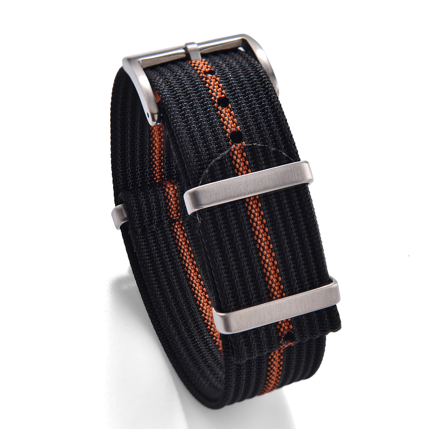 Ribbed Nylon Canvas Watch Strap - Universal Men's Sport Bracelet