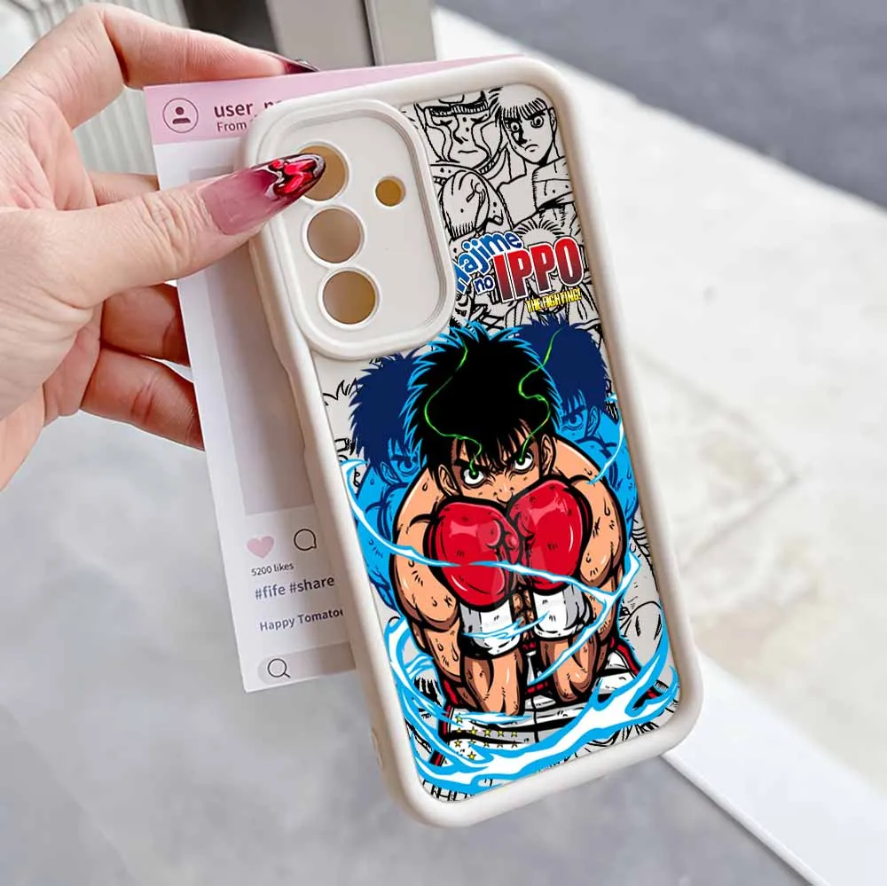 Hajime No Ippo Boxing Themed Silicone Phone Case with Lanyard