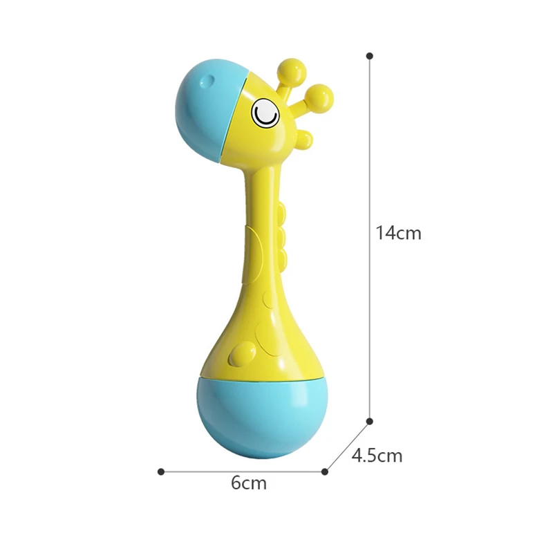 Silicone Toys Baby Silicone Giraffe Teethers Children Cartoon Biting Gum Baby Teething Stick Toys 1pcs for 0 Month+