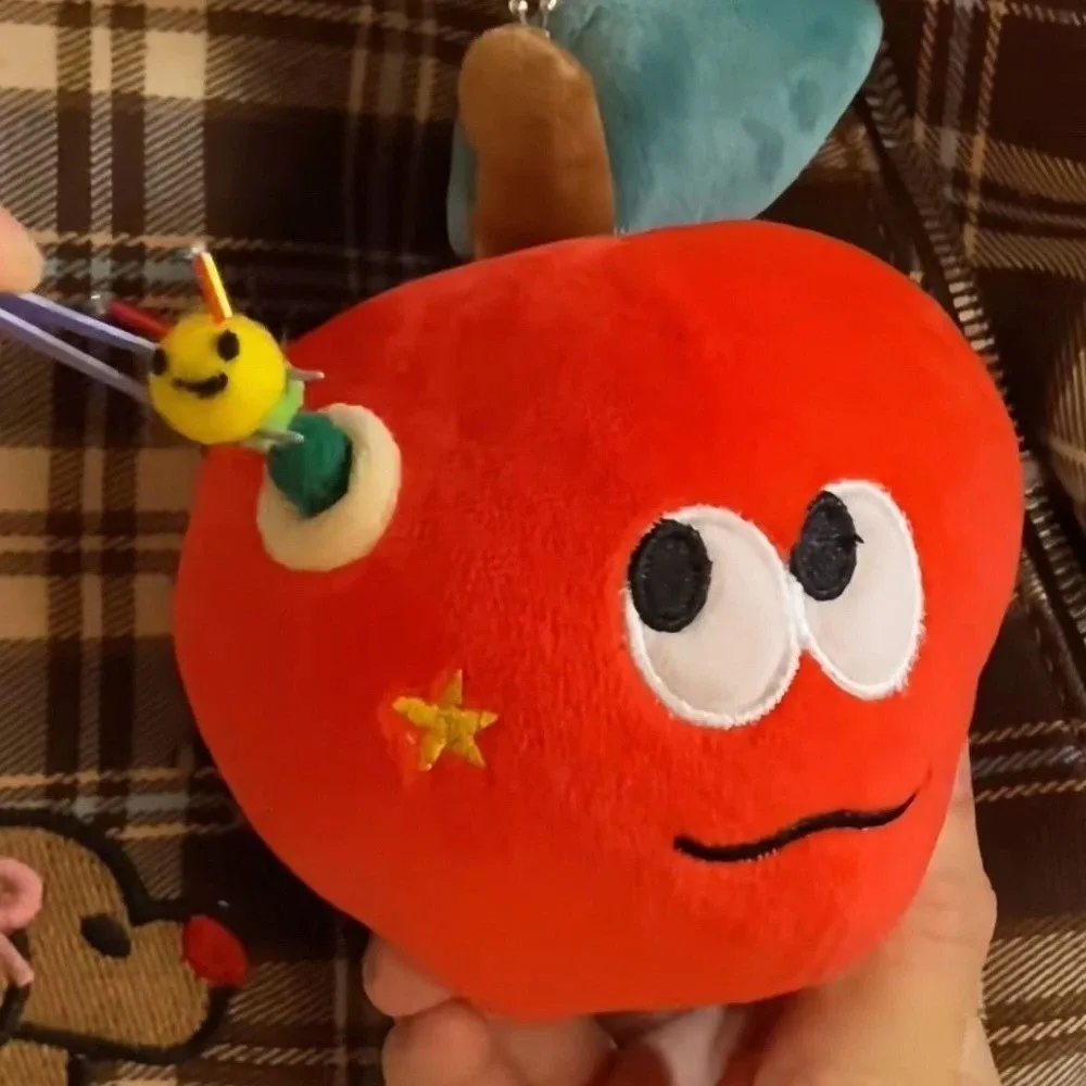 Fashion Cartoon Fruit Cute Red Creative Ring Organizer Kawaii Fluffy Mechanism Ring Anniversary Celebration