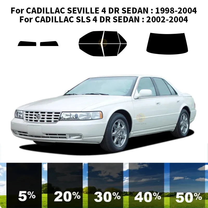 

Precut nanoceramics car UV Window Tint Kit Automotive Window Film For CADILLAC SEVILLE 4 DR SEDAN 1998-2004