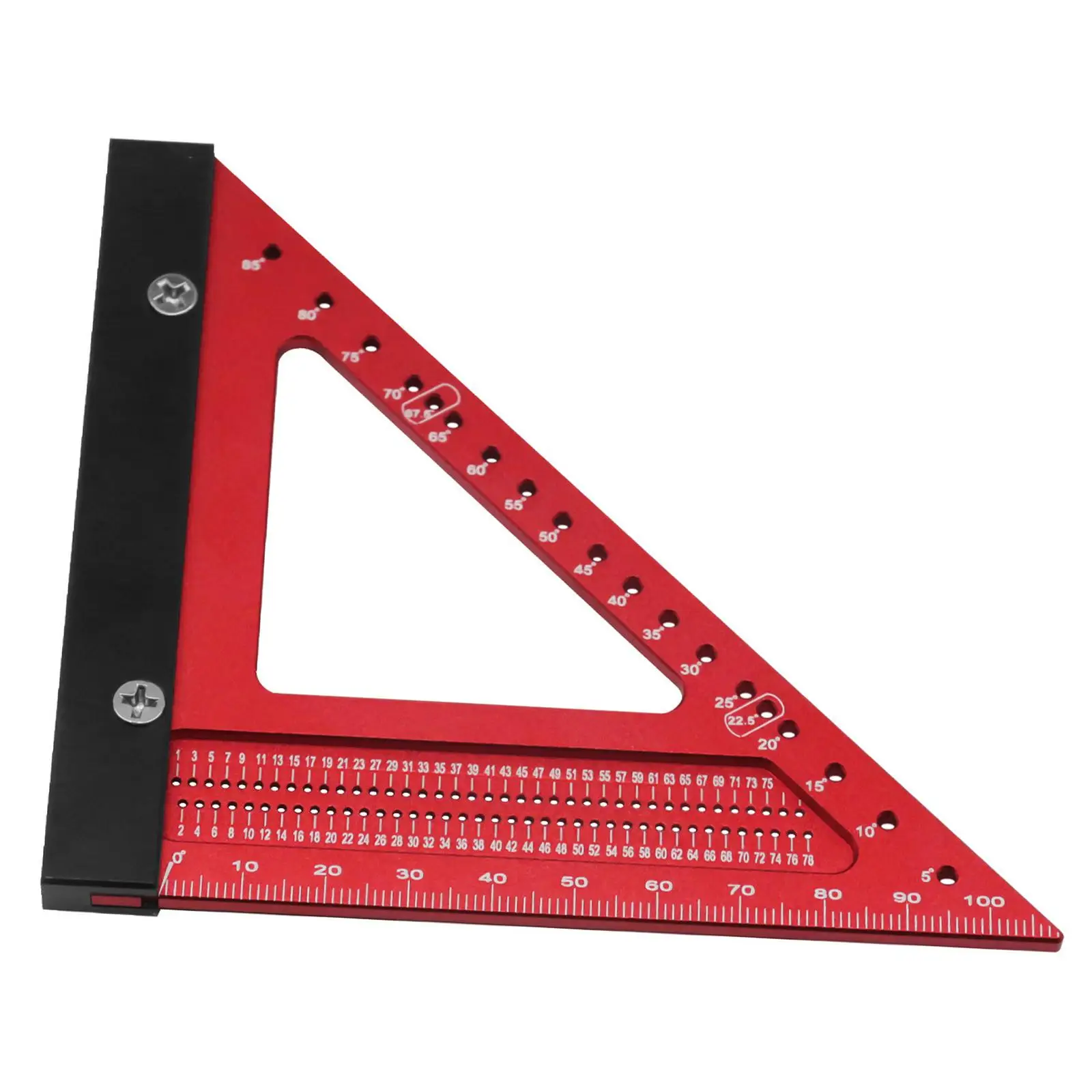 Triangle Angle Ruler Angle Measuring Tool Multipurpose Square Protractor for