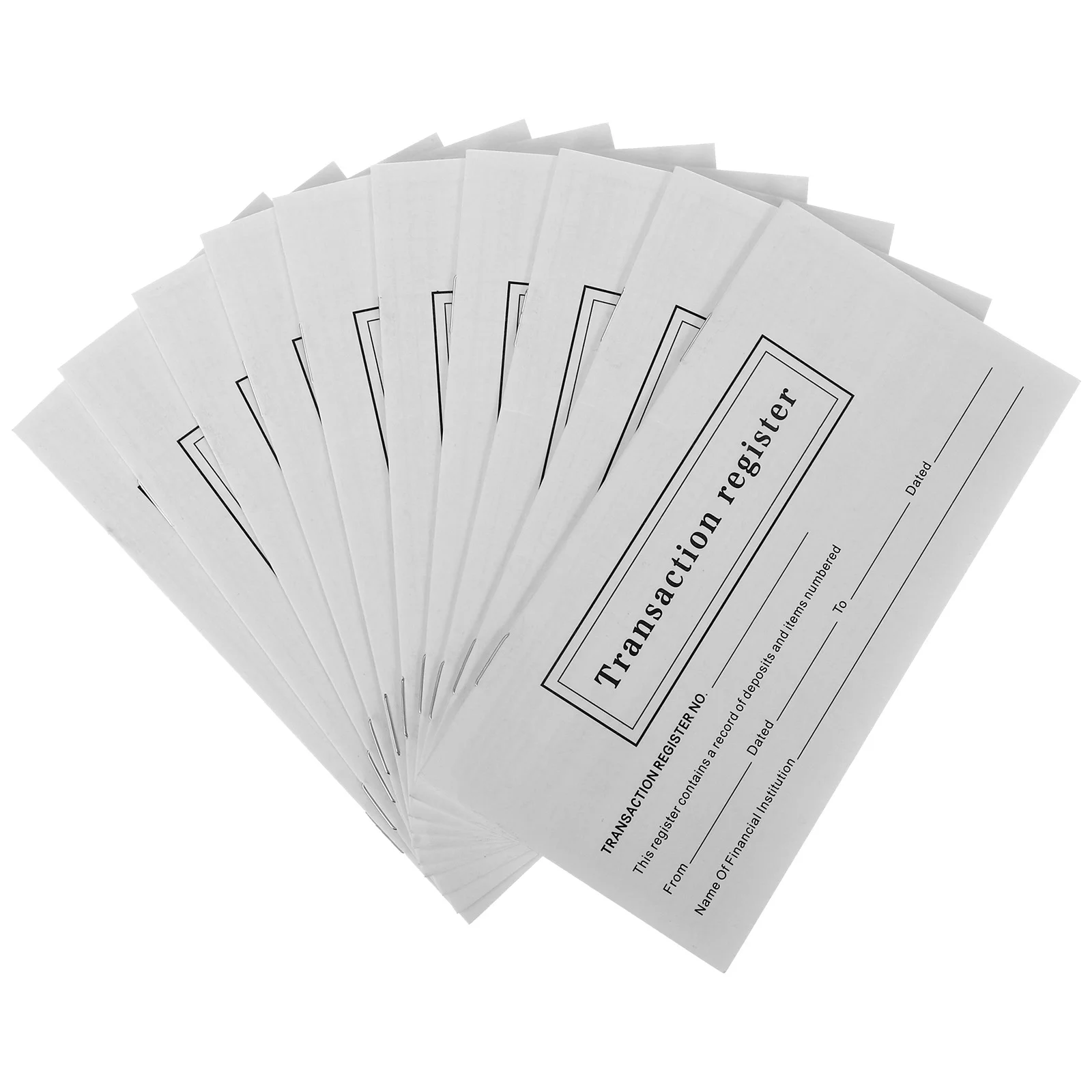 10 Books Note The Tools Check Transaction Record Registration Checkbook Balancing Budgeting Notebook Register