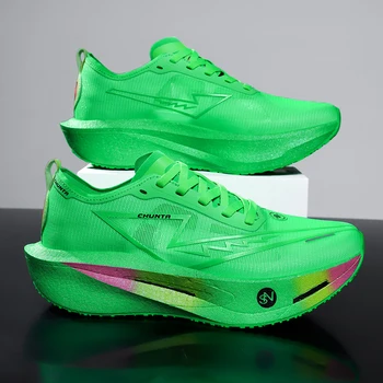 NEW Running Shoes Carbon Board Marathon Men Sports Breathable Lightweight Women's Comfortable Athletic Nonskid Sneakers Casual