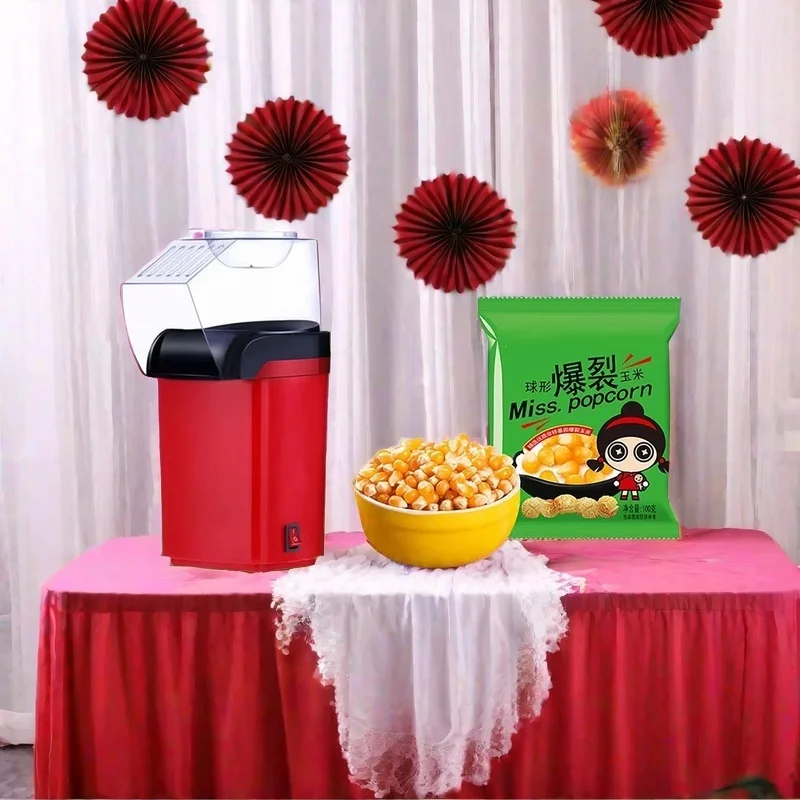 Popcorn Popper 220V Electric Household Appliance Home Kitchen Fully Automatic Popcorn Mini