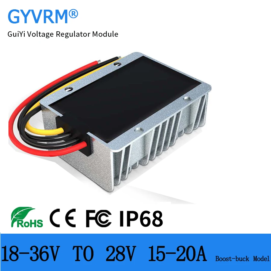 DC-DC Power Conventer 18-36V to 28V Voltage Regulator 20V 24V 30V to ...