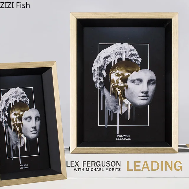 Arany Szegély Képkeret 6/7 Hüvelykes Aranykeretek Képekhez Modern Dekoráció Családi Portré Keretes Művészeti Díszek - Image 3