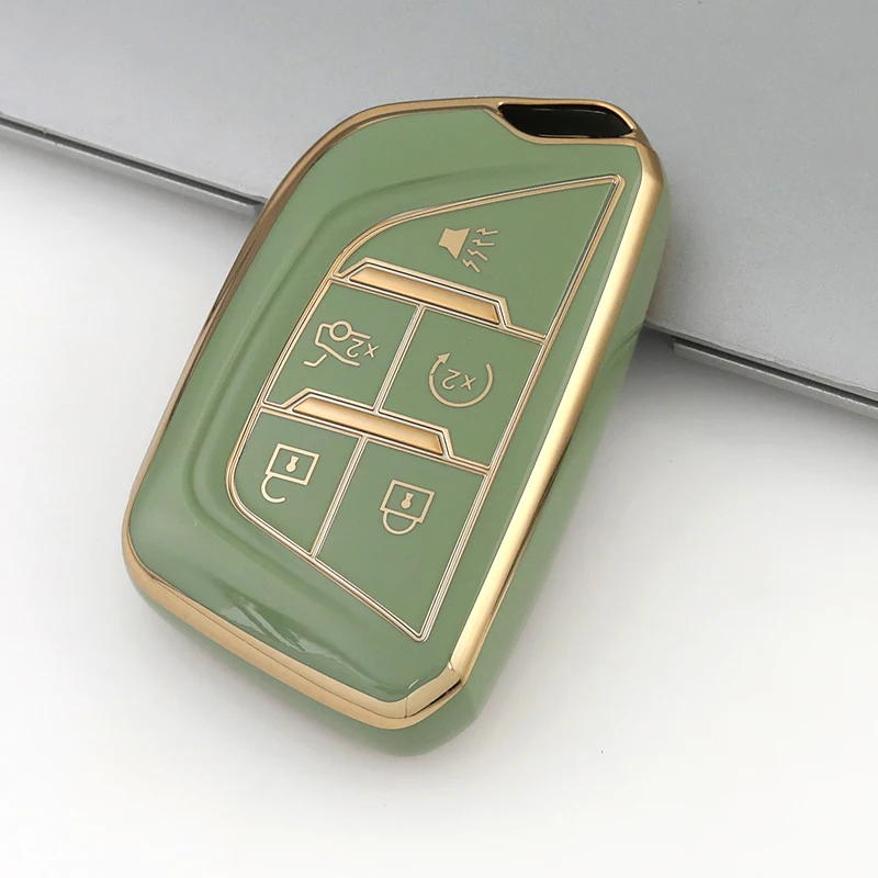 Premium TPU Car Key Fob Cover Case Protector - Sleek Design Shell
