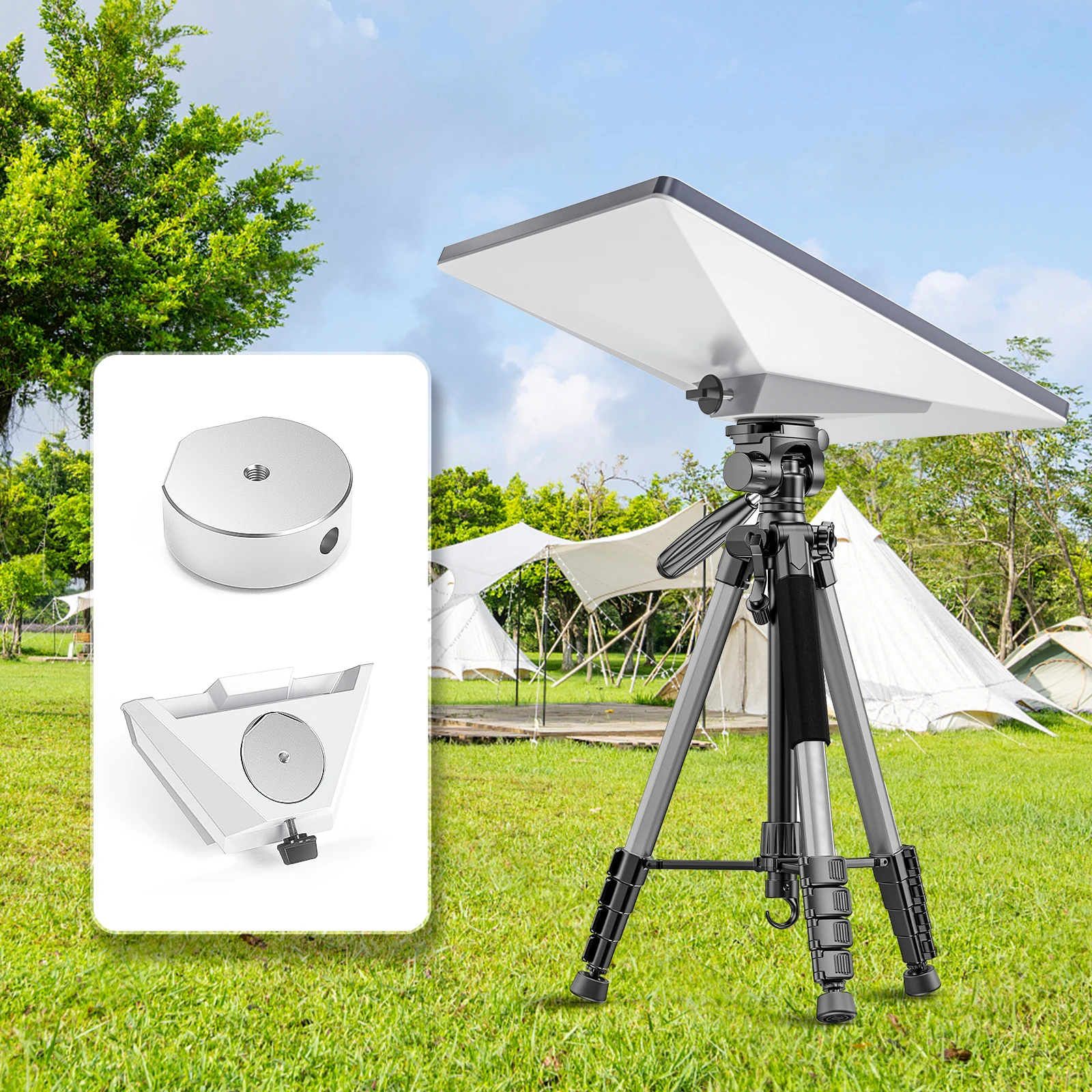 Starlink Gen 3 Adaptateur De Tuyau Aluminium - Kit Montage Poteau Durable Pour Plat Standard Et V3 Dishy