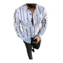 

2022 Spring Autumn Fashion Shirts for Men Long Sleeve Casual Shirt Men's Clothing Casual Slim Print Blouse