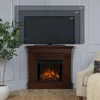 Chateau 41" Corner Electric Fireplace with Mantel for Living Room or Bedroom, Replaceable Fireplace Insert Heater 3