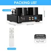 AOSIBAO 200W+200W 2.0 Stereo Bluetooth Rectifier WY2P 6U1 6A2 ECH81 HiFi Tube Amplifier 5200 1943 Power Amplifier Audio 6