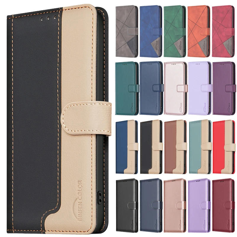 Luxury Leather Wallet Flip Case - Premium Protective Phone Cover