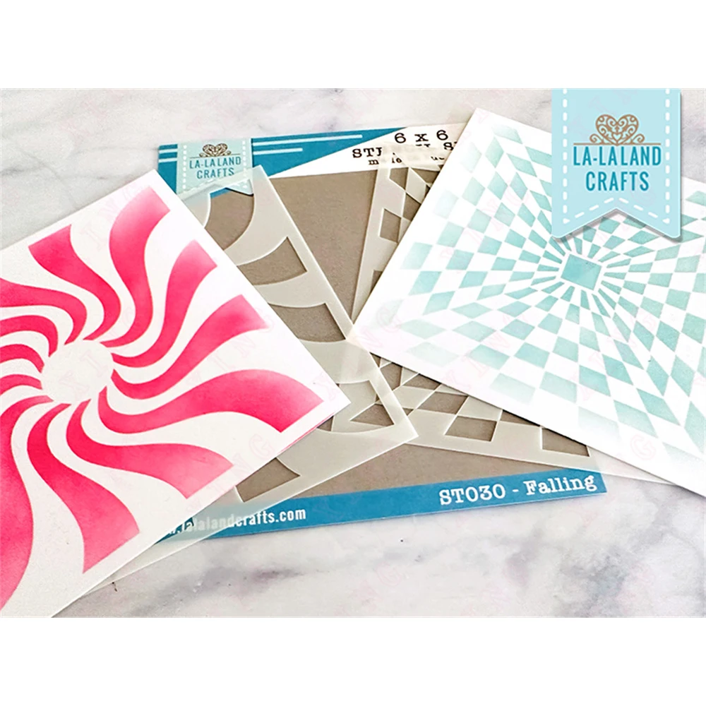 

Painting Scrapbooking Coloring Embossing Album Decorative Template Falling Stencil Set New Diy Layering Stencils Craft Card Mold