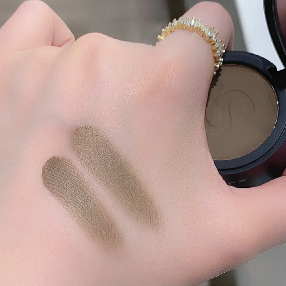 Natural Black Brown Hair Line Powder Waterproof Hair Root Cover Up Instant Fluffy Hair Edge Brow Shadow Contouring Powder Makeup - Image 6