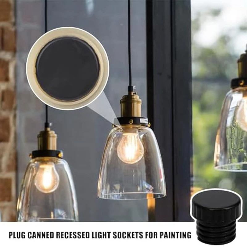 16Pcs Light Socket Safety Caps Plugs,E26 Light Bulb Socket Cover End Caps Protective For String Lights