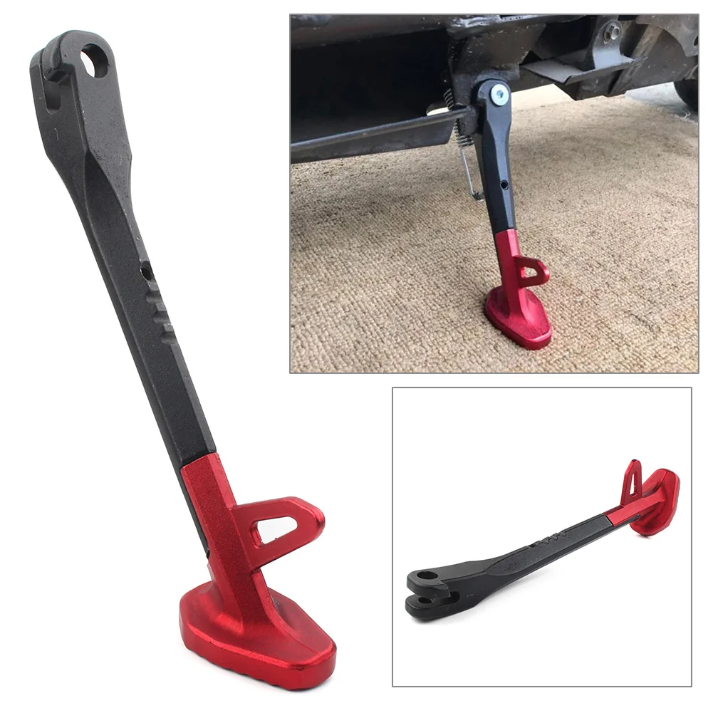 

220mm Universal Motorcycle Side Stand Leg Kickstand Supporter Aluminum Alloy