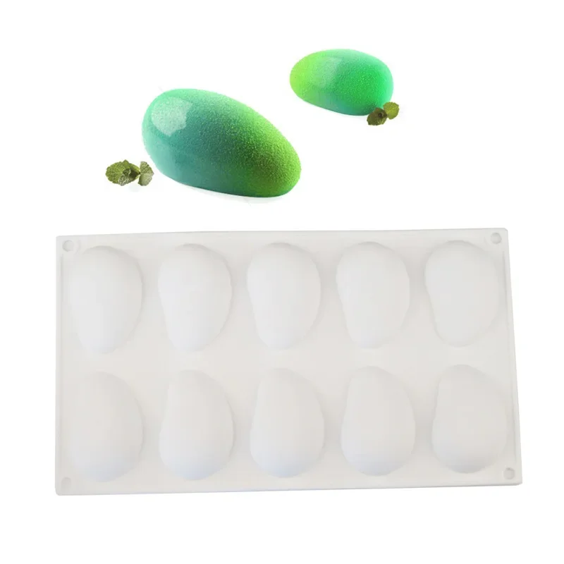Mango Shape Mousse Dessert Silicone Mold Baking DIY Semi-dimensional Mango Ice Cream Chocolate Mold 2025