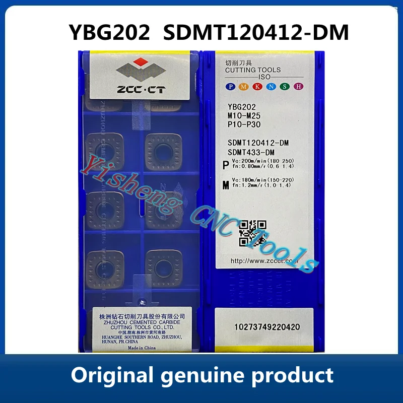 

Оригинальный оригинальный товар ZCC CT SDMT YBG202 YBG212 YBG302 SDMT120412-DM YBG205 YBD252 режущие инструменты с ЧПУ