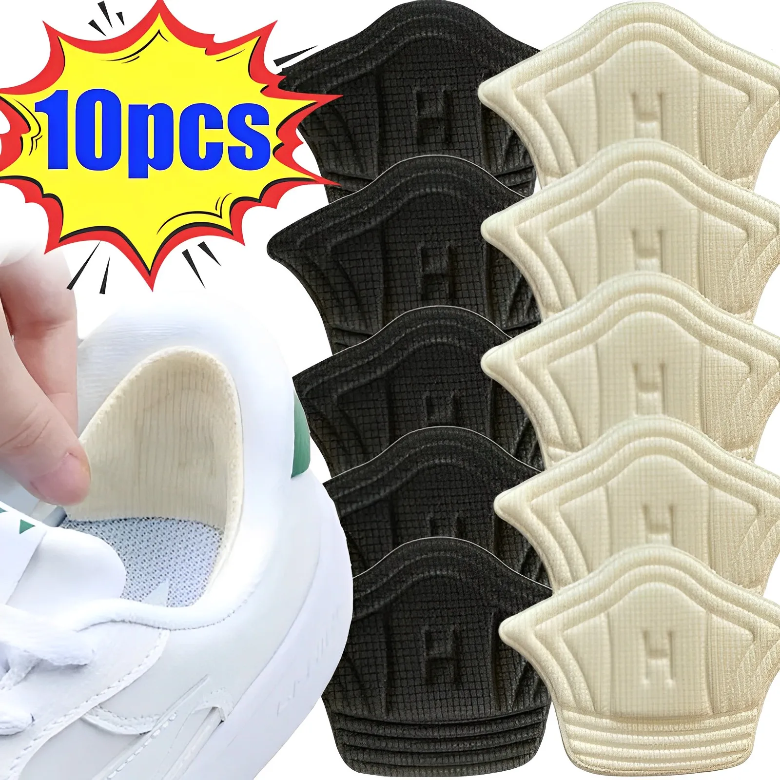 Description Picture 2 of itemInsoles Patch Heel Pads for Women Men Sport Shoes Pain Relief Heel Protector Sticker Pad Shoes Size Adjustable Insert Pads