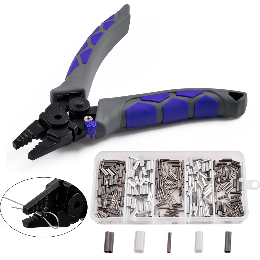 CrimpingsleeveFishingPliersToollinecutterSteelwireleader