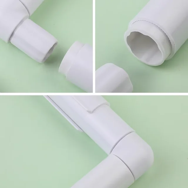 MIUSIE 1 PC cadre de broderie forme carrée cerceau de couture croisée en plastique assembler cerceau de couture pour broderie bricolage outil d'artisanat blanc 6