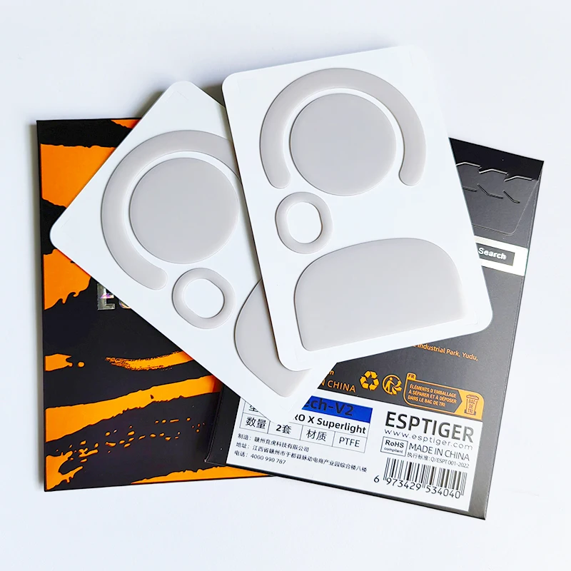 Esports Tiger Premium Mouse Skates Set - 2 Pieces
