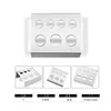 7/8/21 Holes Tattoo Ink Cup Holder Stand Tattoo Tool Pigment Black Container Makeup Accessories for Body Art Supplies 2