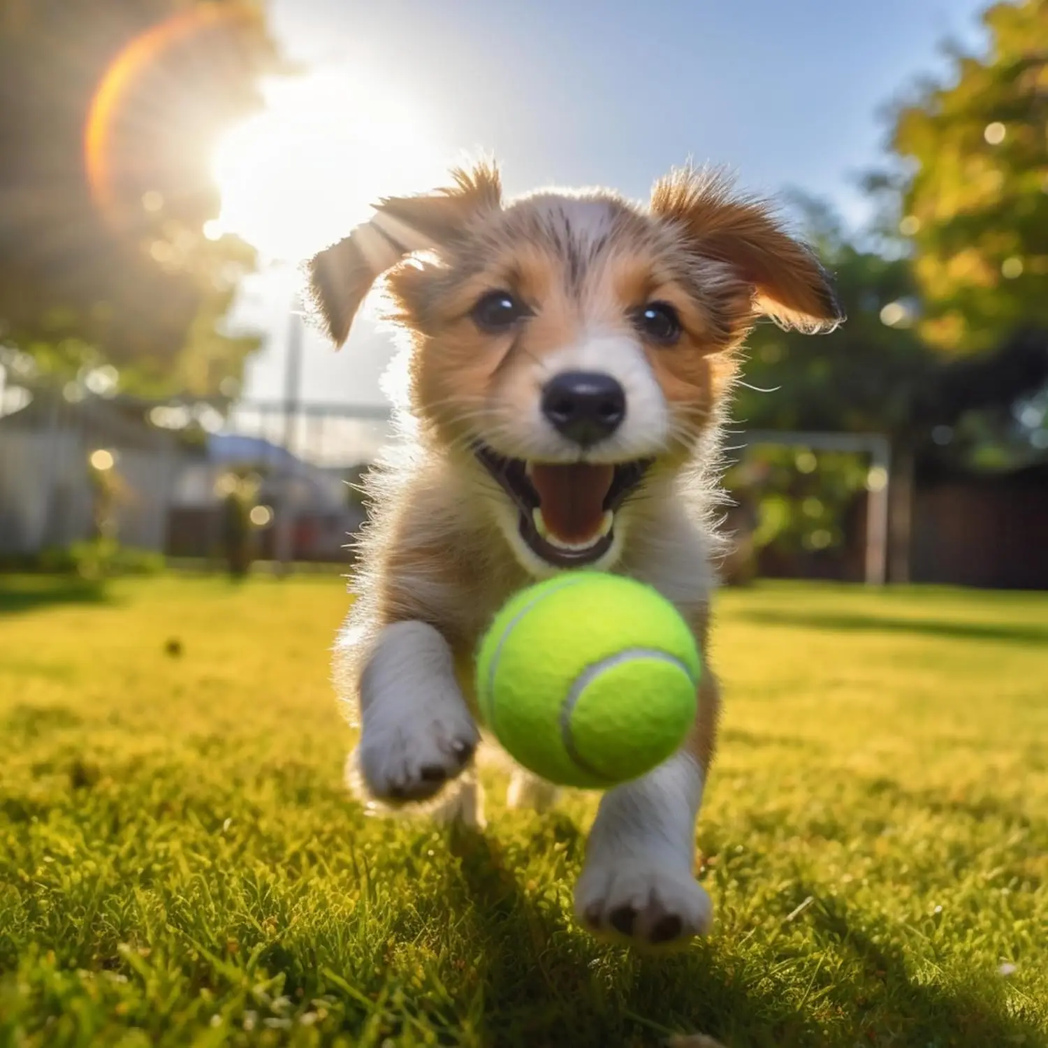 Tennis Balls 10 Pack Training Practice High Elasticity Pet Dog Playing HappyFun tennis balls